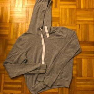 Gray Heroine Sport Sweatshirt with Hood
